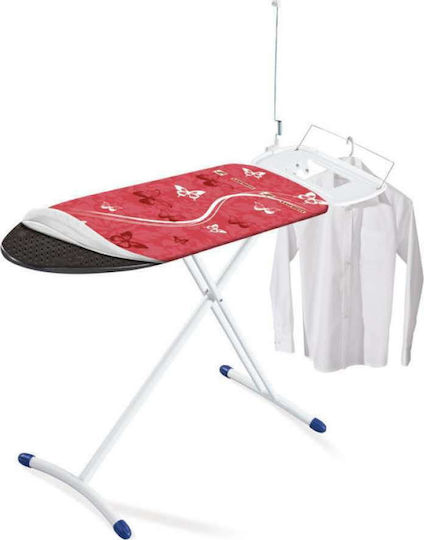 Leifheit AirBoard Express M για Σύστημα Μπόιλερ Σπαστή Κόκκινο 120x38cm