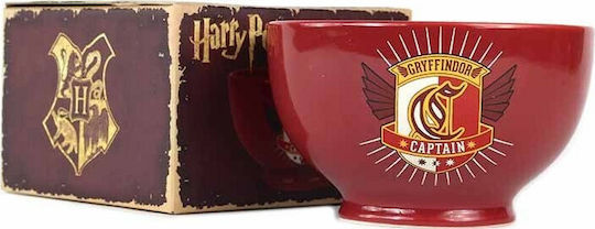 Half Moon Bay Harry Potter - Gryffindor Müslischüssel Rund Keramik Red mit Durchmesser 14cm Half Moon Bay Harry Potter - Gryffindor Müslischüssel Rund Keramik Red mit Durchmesser 14cm