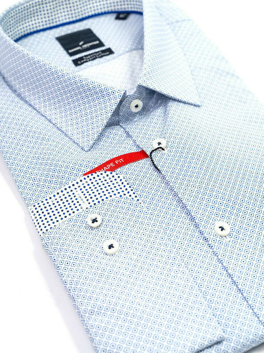 Men's Shirt in shape line - Blue 650