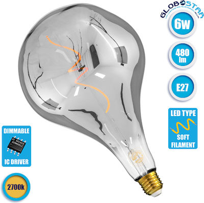 GloboStar Dimmable LED Bulb E27 Warm White 480lm
