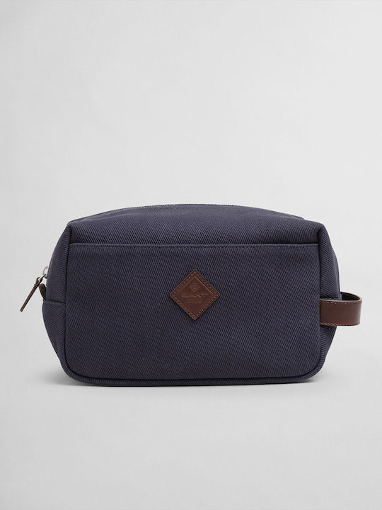 Gant Toiletry Bag Hog in Navy Blue color