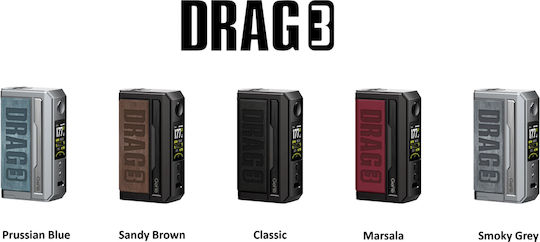 Voopoo Drag 3 Box Mod Gri fumuriu