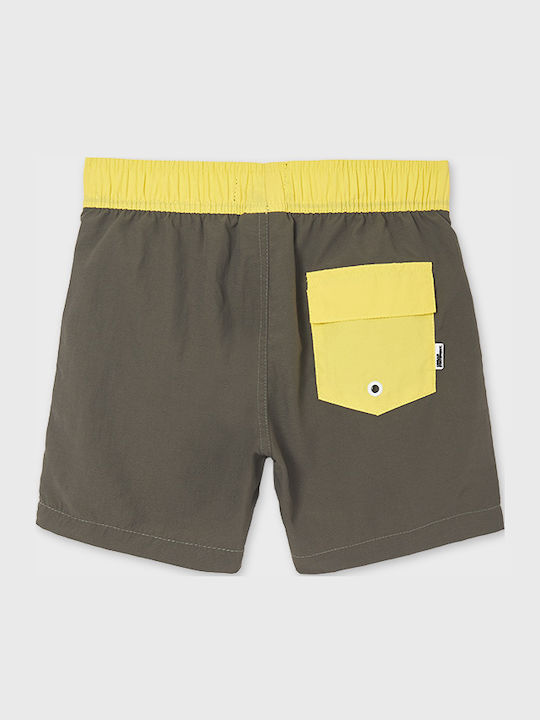 Mayoral Kids Swimwear Swim Shorts Khaki