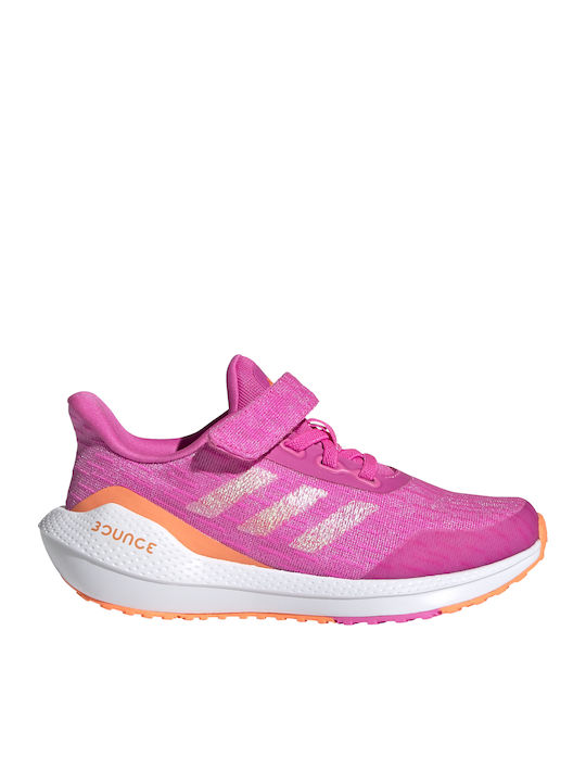 Adidas Kids Sports Shoes Running EQ21 Run EL K Screaming Pink / Screaming Orange / Cloud White