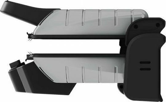 Zilan -GRY Sandwich Maker Grill with Removable Plates 1600W Gray