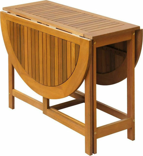 Foldable Garden & Terrace Table 130x90x72 Brown Foldable Garden & Terrace Table 130x90x72 Brown