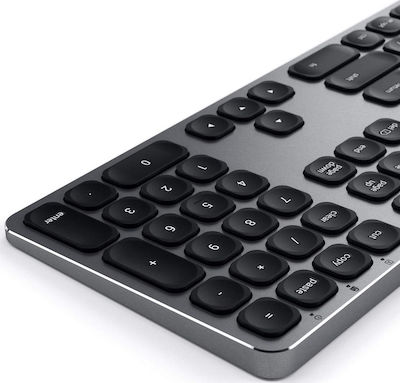 Satechi Aluminum Wired USB Keyboard for Apple Doar tastatura Gri
