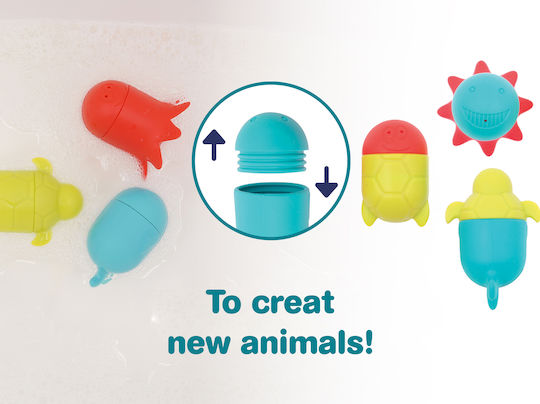 Ludi Assemble Animals Water Faces for 9++ Months 3pcs