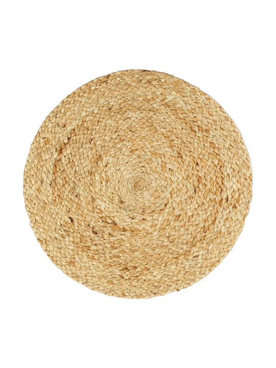 vidaXL Placemats Rotund Wicker Bej 38cm 4buc