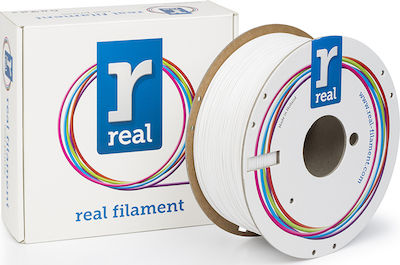 Real Filament PETG 3D Printer Filament 1.75mm Λευκό 1kg