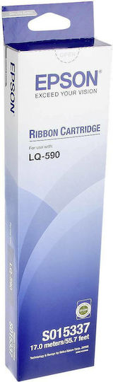 Epson Compatible Ribbon Ink Cartridge for Epson für LQ-590 Schwarz 1Stück (C13S015337)