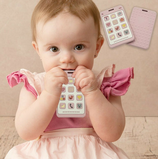 Canpol Babies Κινητό Τηλέφωνο Μασητικό Οδοντοφυΐας από Σιλικόνη για 3 m+