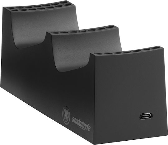 Snakebyte Twin:Charge SX Βάση Φόρτισης για 2 χειριστήρια Xbox Series X/S Μαύρη SB916328