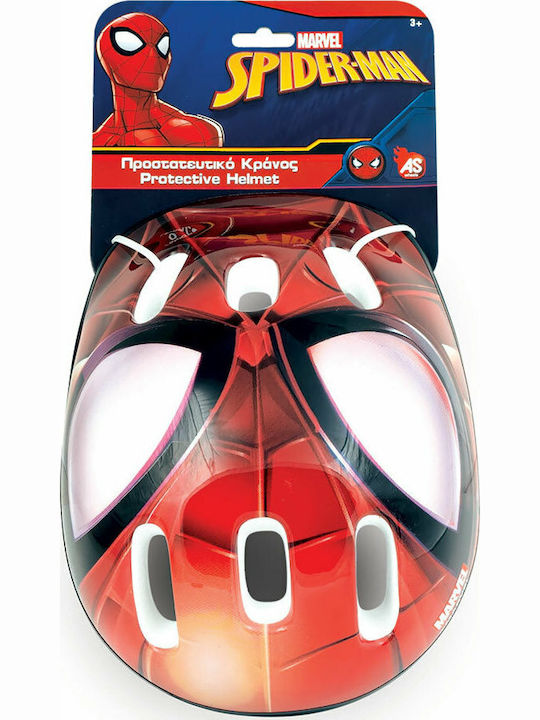 AS Spiderman Kids' Helmet for City Bike Red