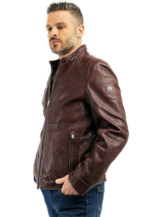 Milestone Leather Jacket by the serie Murano - 731059 20205 89 Wine