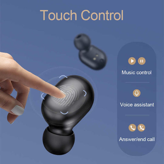 Haylou GT1 Pro In-Ear Bluetooth-Freisprecheinrichtung Kopfhörer mit Schweißresistenz und Ladeetui Schwarz