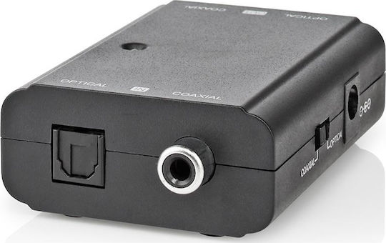 Nedis Μετατροπέας RCA male σε RCA / Toslink female 1τμχ ACON2507BK