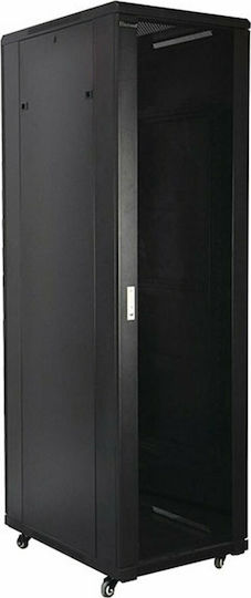 Safewell Επιδαπέδια Καμπίνα Rack 32U Ασυναρμολόγητη 60x60x161cm Μαύρο SNB6632