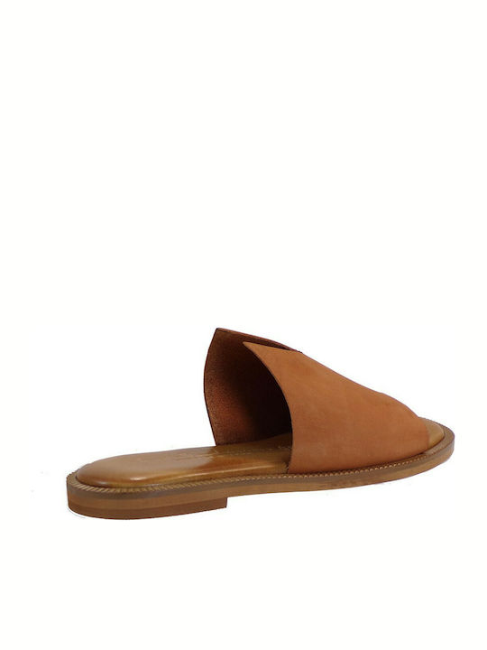 Robinson Women's Flat Sandals in Tabac Brown Color