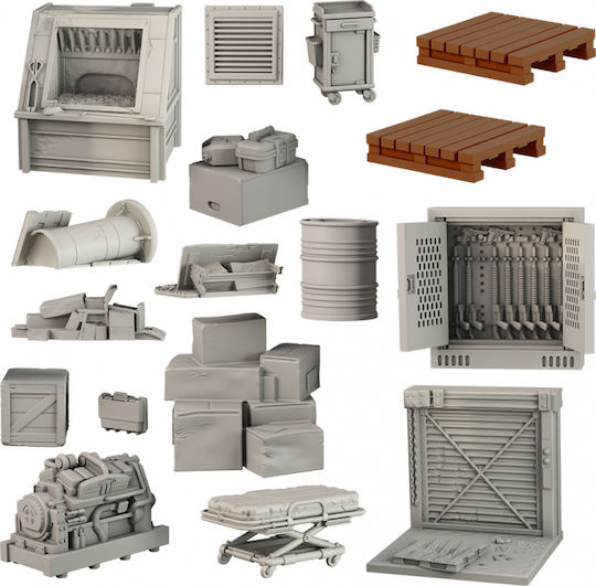 Mantic Terrain Crate Abandoned Factory Scenery