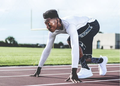 Creative Outlier Sports In-ear Bluetooth Handsfree Ακουστικά με Αντοχή στον Ιδρώτα Μπλε