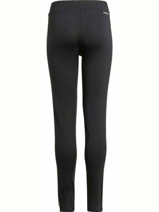Kids Legging Sports Long Black 3 Stripes