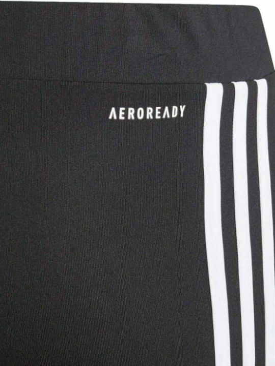 Kids Legging Sports Long Black 3 Stripes
