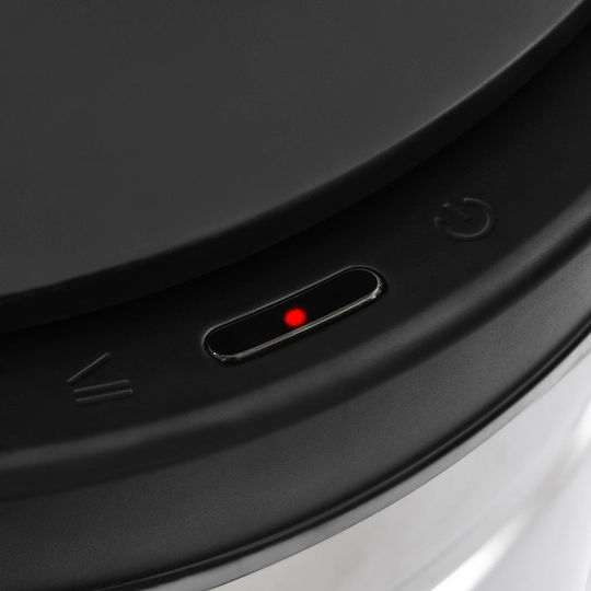 vidaXL vidaXL Mülleimer Aus Edelstahl Mit Sensor Silber 60lt