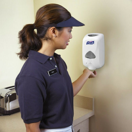 Purell TFX Touch Free Automatic Commercial Cream Soap Dispenser 1200ml White