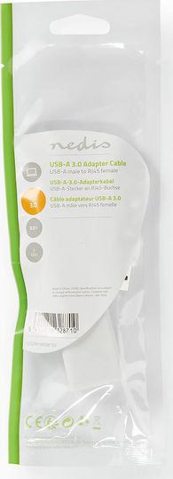 Nedis CCGP61950WT02 USB Network Adapter with Wired Gigabit Ethernet Connection