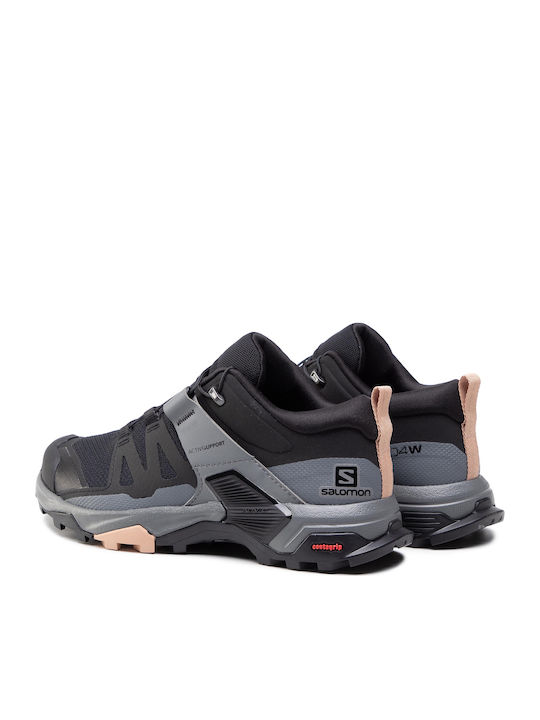 Salomon X Ultra 4 Women's Hiking Shoes Black / Quiet Shade / Sirocco