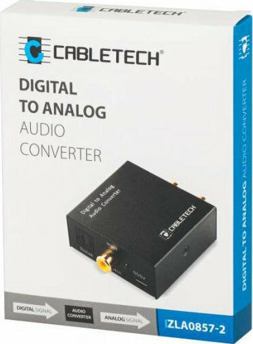 Cabletech Μετατροπέας Coaxial / Toslink female σε Coaxial 2x female 1τμχ DM-0857-2