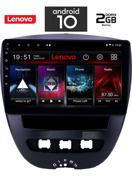 Lenovo Car-Audiosystem für Ford Schwerpunkt 2005-2011 mit Klima (Bluetooth/USB/AUX/WiFi/GPS) mit Touchscreen 9"