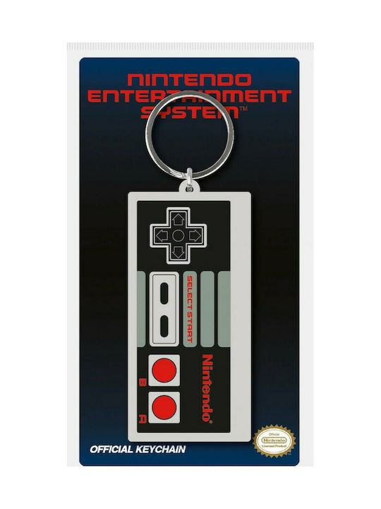 Difuzed Keychain Nes Controller Metallic Gray