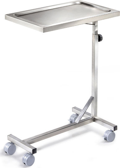 +DM Medical Wheeled Surgery Table with Adjustable Height W50xD70xH120cm Mayo D-46