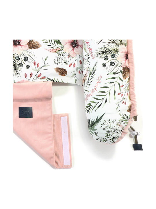 La Millou Βρεφικό Μαξιλάρι Φωλιά Nest Wild Blossom Ροζ 110x70εκ.