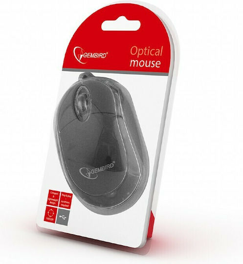 Gembird MUS-U-01 Wired Mouse Black