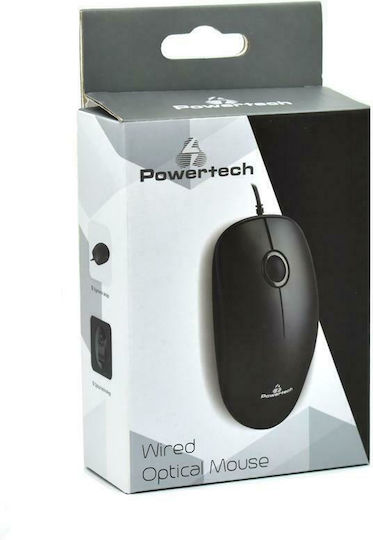 Powertech PT-681 Verkabelt Maus Schwarz