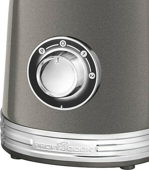 Profi Cook PC-UM 1195 Blender with Glass Jug 1.5 Litre 800W Gray