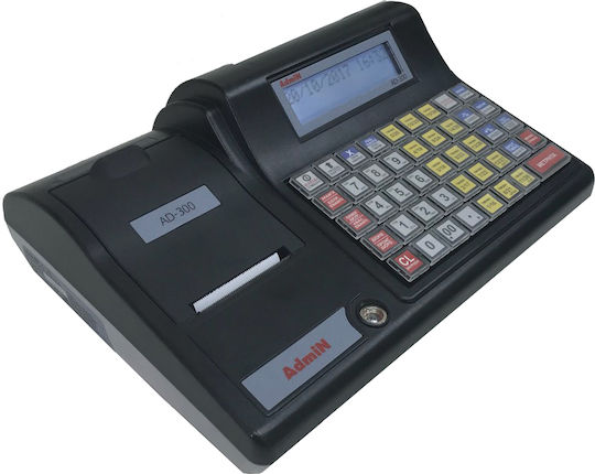 AdmiN AD-300 Ταμειακή Μηχανή χωρίς Μπαταρία σε Μαύρο Χρώμα
