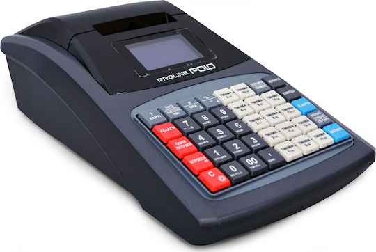 Proline Polo Cash Register with Battery in Gray Color