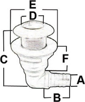 Eval Boat Gutter Plastic Corner Elbow for Pipe