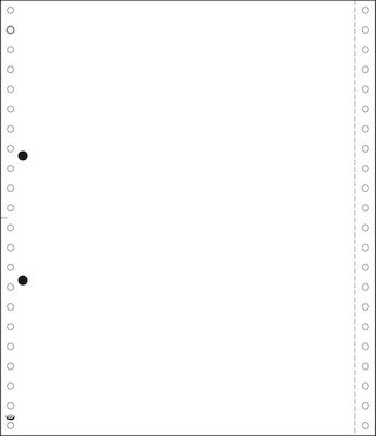 Typotrust Μηχανογραφικό χαρτί με αντίγραφο 3τυπο 38 x 28 (Λ/Λ/Λ) Continuous Paper MX07