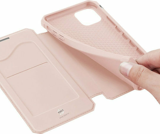 Dux Ducis Skin Pro Book Piele artificială Roz (iPhone 12 Pro Max)