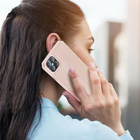 Dux Ducis Skin Pro Book Piele artificială Roz (iPhone 12 Pro Max)