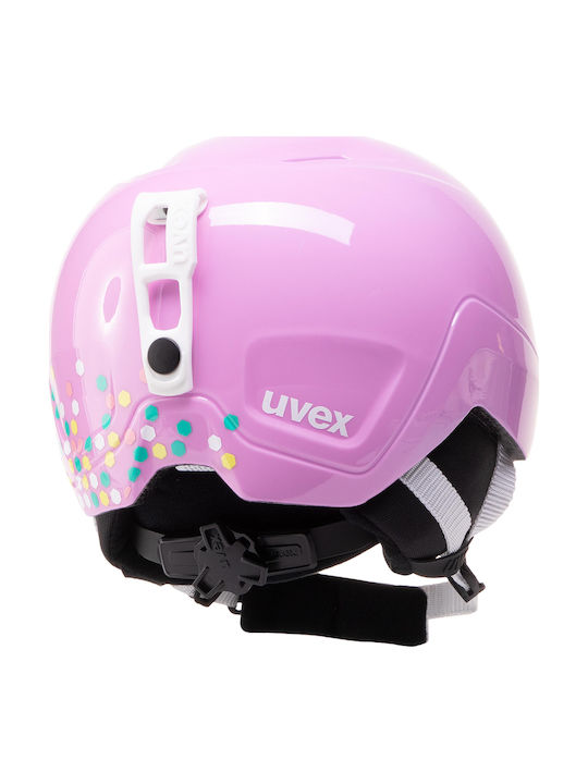 Uvex Heyya Ski & Snowboard Helm Pink Confetti