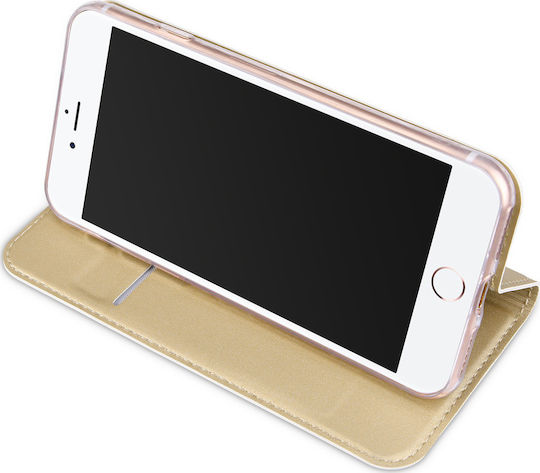 Dux Ducis Skin Pro Book Δερματίνης Χρυσό (iPhone 12 / 12 Pro)