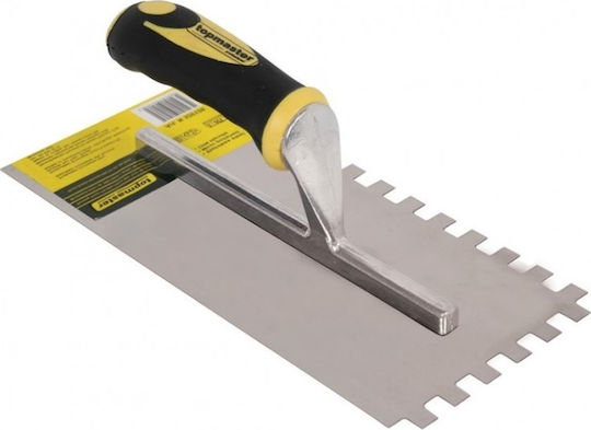 Topmaster Spatulă pentru gresie Metal Danturată 280mm cu Mâner de Plastic cu dinte 6x6mm 320113