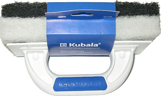Kubala Plastic Spatula with Cleaning Sponge for Tiles 120x250mm 0360 Hand Sander with Plastic Handle