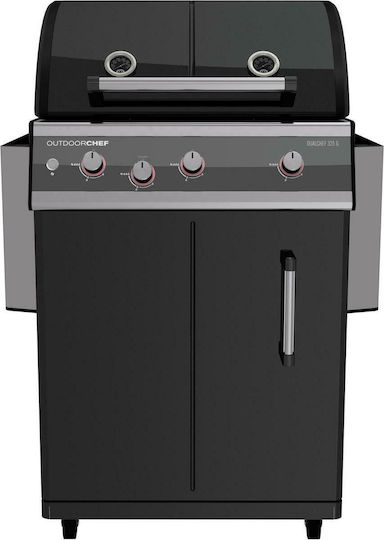 Outdoorchef Dualchef 325 G Grătar pe gaz cu 3 buc 12kW și Arzător Lateral